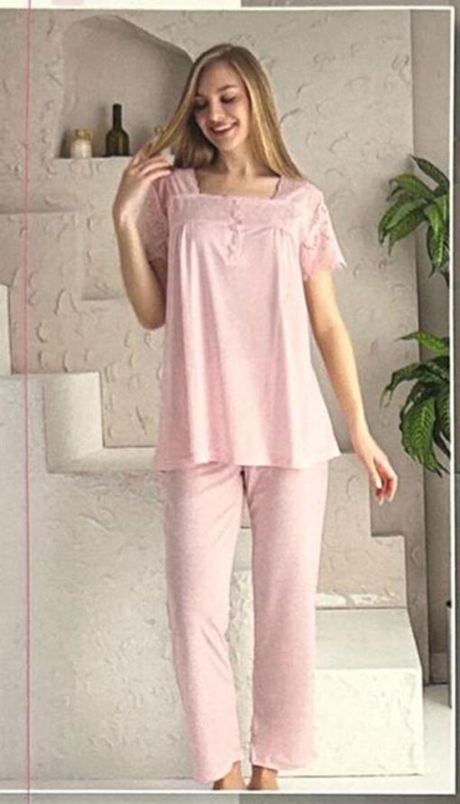 Limissi Kadın Aplike Pijama Takımı 23201 - Görsel 2