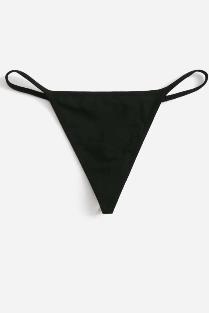 Arkası Sexy Yazılı Zincirli Fantezi Tanga Külot 81092 - Görsel 4