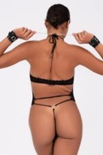 Baskılı Tül Ve Önü Zincirli Şık Babydoll 51190-1 - Görsel 2