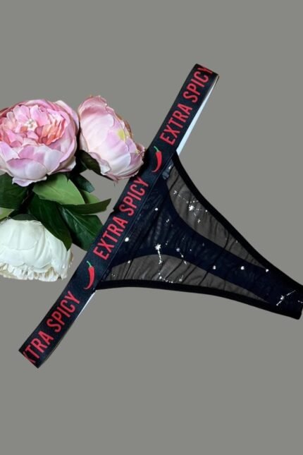 Sexi Yazılı String Külot 81901