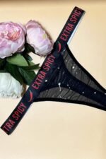 Sexi Yazılı String Külot 81901 - Görsel 4