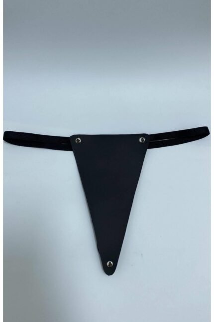Suni Yumuşak Deri Harness Fantezi Sexi Tanga Külot 81077