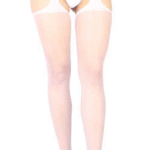 Beyaz Özel Bölgesi Açık Fantazi Külotlu Çorap TM1054