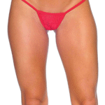 Kırmızı Dantelli Tanga TM1166