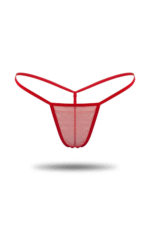 Kırmızı Tül Tanga TM1115 - Görsel 2