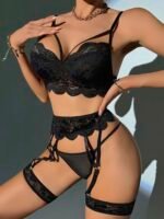 Siyah Jartiyer Fantezi 5&apos;li Takım 2007 - Görsel 2