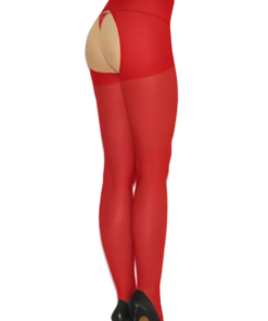 Özel Bölgesi Açık Kırmızı Fantazi Külotlu Çorap TM2035