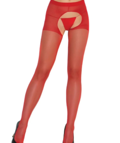 Alternative view of Özel Bölgesi Açık Kırmızı Fantazi Külotlu Çorap TM2035