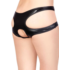 Siyah Özel Bölgesi Açık Seksi Külot TM1172